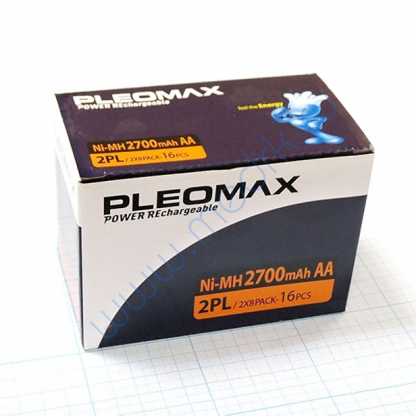 Аккумулятор Pleomax NI-MN, 2700 mAh  Вид 1