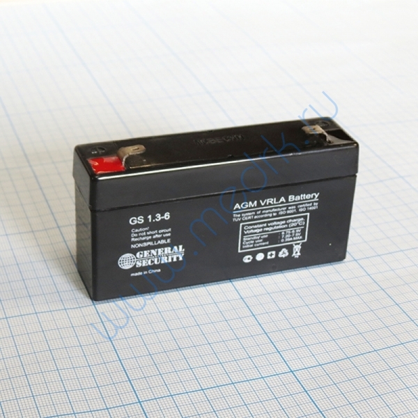 Аккумуляторная батарея AN 6-1,3 для ЭКГ Валента 	  Вид 2