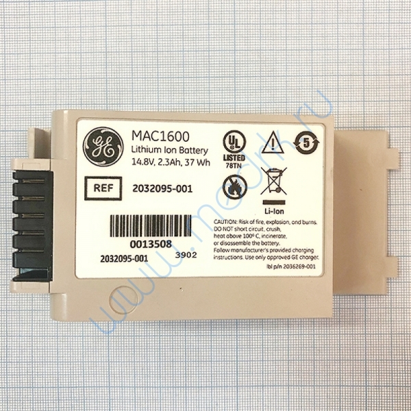 Аккумулятор для электрокардиографа MAC 1600 2035701-001 