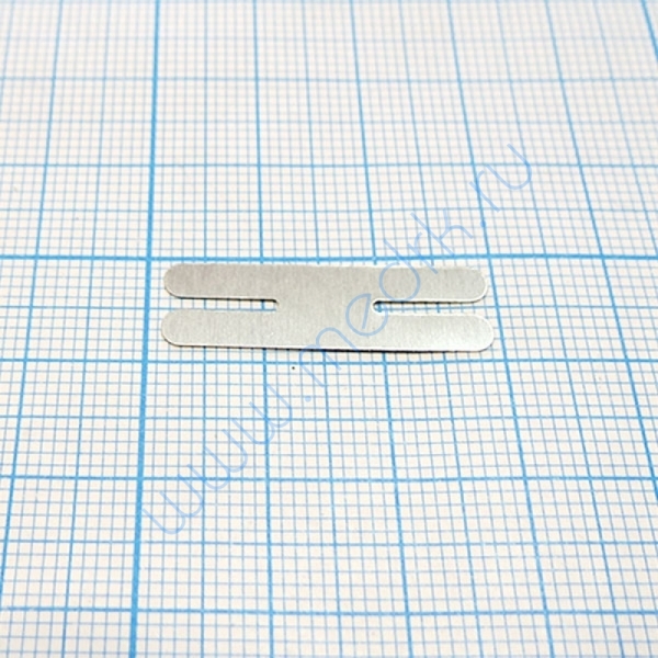 Пластина никелевая Н-образная 0,2х8х28 мм  Вид 2